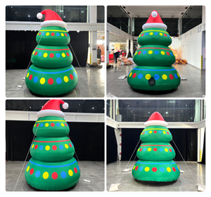 <span class=keywords><strong>Albero</strong></span> di Natale Gonfiabile Gigante Decorativo da 3m, Resistente e Personalizzabile, con Luci - Product Image 2
