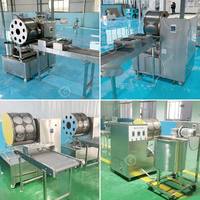Machine automatique à faible coût pour la fabrication de lumpias, crêpes, wraps pakistanais et rouleaux de printemps, livraison aux Philippines et à Shanghai