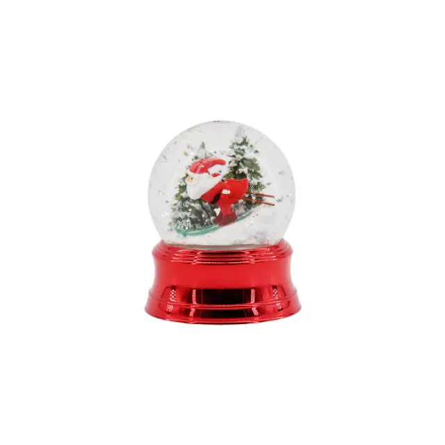 Сделанный на заказ высококачественный хрустальный шар, светящийся снежный шар для украшения стола