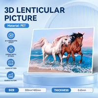 Zebulun - Impresión Lenticular 3D con Temática Animal, Plástico, 40x30cm, Pintura Decorativa para el Hogar, Póster, Regalos Promocionales