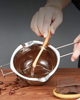 Marmite à double fond en acier inoxydable de 600 ml pour faire fondre le chocolat, les bonbons et la fabrication de bougies