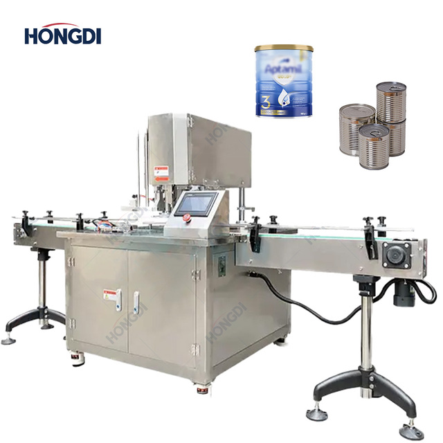 High-speed Vertical Automatic Can Sealing Machine Round Opening Food Canned Fruit Sealing Machine