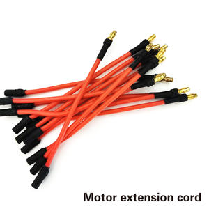 Câble d'extension en silicone à connecteur banane 3,5 mm pour moteur et ESC de modèle à voilure fixe Surfer X8, 10 cm/25 cm pour avions RC - Product Image 5