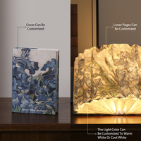 Lampe de lecture sans fil Tournesols Van Gogh, écran pliable origami, lampe de bureau LED chaude, lanterne en papier pliable, rechargeable par USB