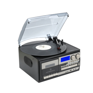 <span class=keywords><strong>Giradischi</strong></span> All-in-One con Radio AM/FM, Lettore CD, Cassette, Riproduzione BT, Altoparlanti Integrati, Fonografo per Vinili - Product Image 2