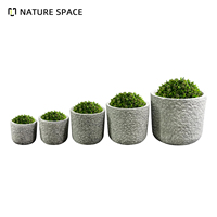 Vente directe d'usine, pots à fleurs ronds en fibre de verre écologiques à arrosage automatique, taille personnalisée, pour la décoration de jardin et de balcon en extérieur