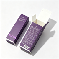 Boîte en carton cosmétique avec logo personnalisé, emballage pour produits de soin de la peau, boîtes en papier pour mascara, lotion pour le corps, sérum, flacon