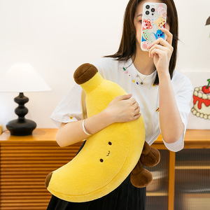 M Novelty Cartoon Long Leg Banana Plush Throw Pillow Skin-Friendly Soft PP Cotton Filling Home Decor Gifts - Product Image 3