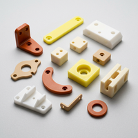 Kundenspezifische OEM CNC-gefräste Kunststoffteile UHMWPE PTFE Nylon POM Zahnräder Buchsen Ringe Blöcke Zeichnungsbasierte Multi-Material-Produktion
