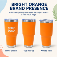 Gobelet isotherme en acier inoxydable 30oz, double paroi sous vide, revêtement poudré, personnalisable avec logo, vierge pour sublimation, pour entreprises, en gros