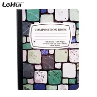 2025 populaire 9-3/4 "X 7-1/2" large horaire de classe hebdomadaire ligné et tables de Conversion de multiplication cahier de Composition