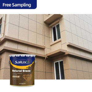 Pintura en Aerosol con Efecto Piedra <span class=keywords><strong>Salux</strong></span> para Exteriores, Resistente a la Intemperie, Anti UV, Colores Personalizados, Pintura con Textura de Piedra Natural para Paredes Exteriores - Product Image 1