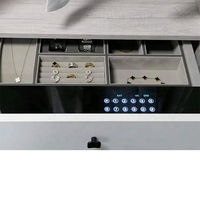 M724-B coffres-forts intérieurs de luxe Tiroir à empreintes digitales intelligent Reconnaissance d'empreintes digitales Serrure de casier d'armoire numérique