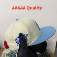 Gorras Ajustadas de Alta Calidad para Hombre, Estilo Béisbol, Streetwear, Personalizadas con Bordado Hip Hop, Gorras Snapback de Dos Tonos con Visera Plana Clásica