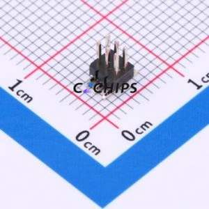 DZ127S-22-06-55 Pin Header SMD,P=1.27mm Connector 2x3P 1.27mm Pin Header Vertical Mount - Product Image 1