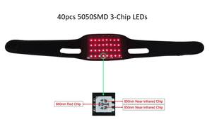 Lampu LED Merah Lampu Inframerah 660nm 850nm Perawatan Wajah Dagu Ganda Cahaya Inframerah Dekat Peralatan Relaksasi Otot Dagu - Product Image 5