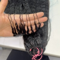 Prix d'usine – Extensions de cheveux bouclés bruts birmans alignés sur les cuticules, pré-bouclées, naturelles, en vrac, pour tresses et crochets, cheveux humains
