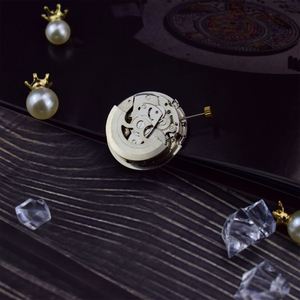 Mouvement de montre squelette tourbillon de luxe Zhongsen avec remontage manuel, logo OEM SZ4008, mouvement de montre tourbillon noir - Product Image 2