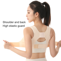 Correcteur de posture invisible réglable pour femmes, ceinture de soutien dorsal respirante pour la correction de la cyphose, orthopédique