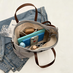 Borsa a Tracolla da Donna in Tela di Grande Capacità con Logo Personalizzato per Uso Quotidiano - Product Image 6