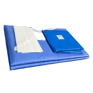 Good Quality Medical Materials Non Woven Fabric Disposable Sterile Surgical Thyroid Drape Pack
