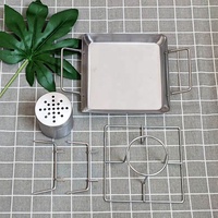 UJ-W035 Support de rôtissage pour poulet en canette de bière avec porte-légumes pour barbecue, four ou fumoir – Meilleure vente