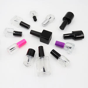 Flacon de vernis à ongles UV vide de 15 ml, noir givré brillant, avec pinceau, impression personnalisée sur écran, échantillon gratuit - Product Image 4