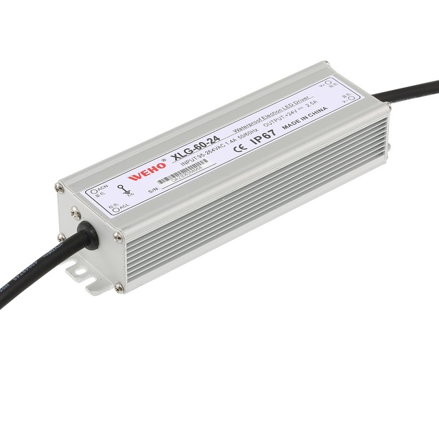 Bench High Efficiency 60W 24V 2.5A Ac to Dc Single Output Smps Power Supplies XLG-60-24 Waterproof Ip67 Switching Power Supply
