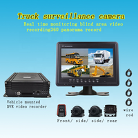 Cámara de punto ciego Firecore con monitor para monitores de cámara de marcha atrás de coche para cámaras DVR de coche de autobuses