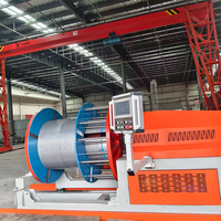 Machine à rembobiner les tiges d'aluminium avec rouleau de guidage et réglage automatique de la tension pour une performance d'enroulement fluide