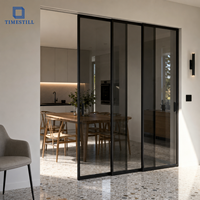 Puertas Corredizas Modernas Timestill con Acabado Elegante para Cocinas Pequeñas y Uso Interior en Edificios de Oficinas, Modelo de Vidrio 6035 T5