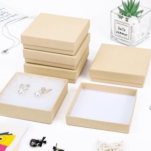 Cajas de regalo de joyería Batifine, paquete de 40, 3,5x3,5x1 pulgadas, cartón a granel forrado, cajas de joyería pequeñas, tapas, collar, caja de anillo - Product Image 5