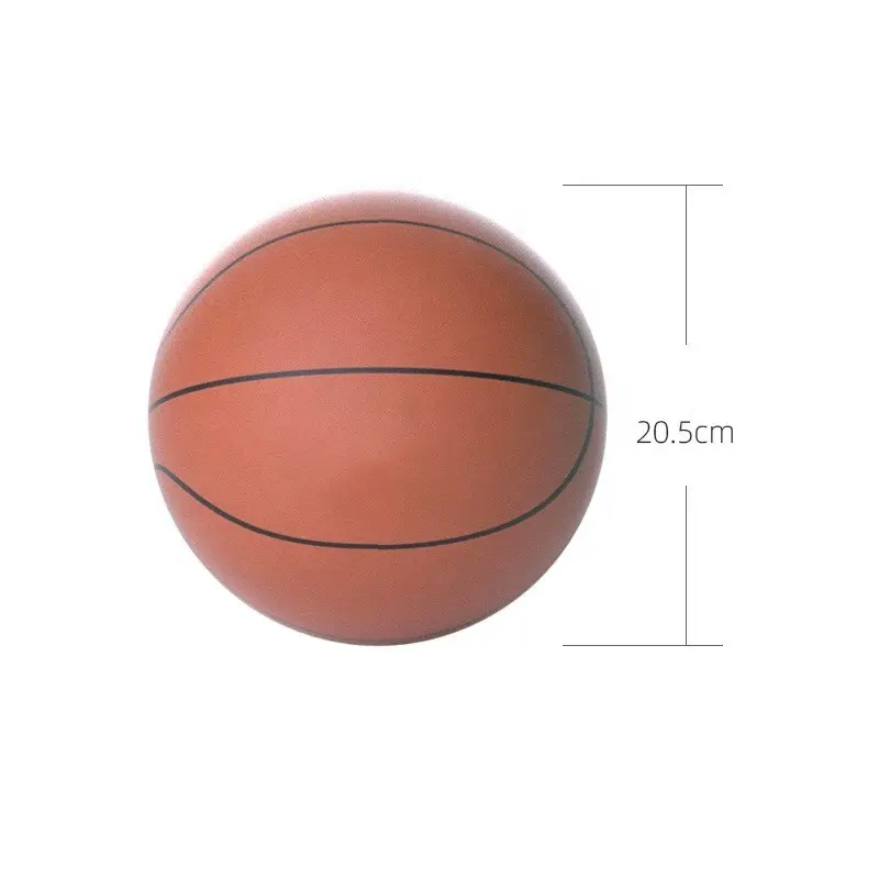 Бесшумный мяч Подходит для От 2 до 8 лет Детской бесшумной тренировки по баскетболу, эластичный мяч для ракетки