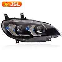 Feux de voiture pour BMW E71, lentille de projecteur de phare, 2007-2014, X6 E72, phare de signalisation, phares LED, DRL, accessoires automobiles