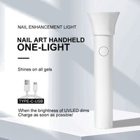 Lampe à ongles UV USB portative avec protection oculaire et séchage rapide pour gel et strass
