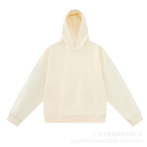 Sudadera de algodón puro para hombre, marca de moda, sudadera con capucha estilo americano de tela gruesa, chaqueta personalizada para hombre - Product Image 3