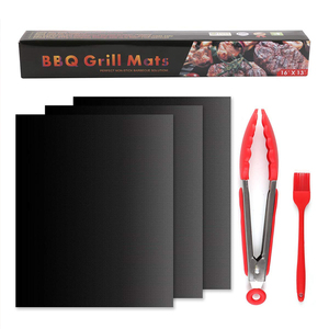 Accesorio para <span class=keywords><strong>Parrilla</strong></span> Más Vendido, Tapete Antiadherente de PTFE para <span class=keywords><strong>Parrilla</strong></span> de Barbacoa - Product Image 3