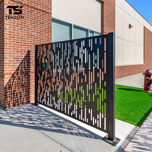 Fabrik preis Edelstahl Treppe Balustrade Panel Outdoor Garten Dekorative Lasers ch neiden Balkon Geländer Zaun Handlauf - Product Image 3