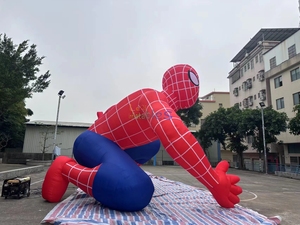 Decoración Inflable de Spider-Man de 5m para Niños, Personaje de Película de Dibujos Animados, Spider-Man Gigante Inflable - Product Image 2