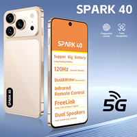 SPARK 40 Versión Global, Teléfono Inteligente 5G con Doble SIM, Pantalla de 7.3 Pulgadas, Batería de Más de 2499 mAh, Deca Core, Android 8.1, 78MP+108MP, Desbloqueo Facial