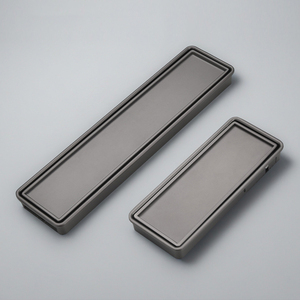 Zinc Alloy Recessed Flush Mount Handle Embedded Invisible Pull for Cabinet Wardrobe Drawer <strong>Doors</strong> - Product Image 1
