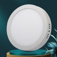Plafonnier LED rond carré de haute qualité fabriqué en Chine, montage en surface, panneau LED pour plafond, 6W 9W 12W 15W 18W 24W pour intérieur