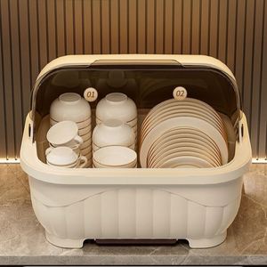 IStapromo Gifts Organisateur de cuisine : Égouttoir à vaisselle avec porte-baguettes, porte-ustensiles et étagère pour rangement de placard - Product Image 6