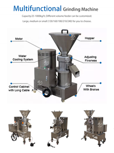 Machine à broyer le sésame motorisée en acier inoxydable <span class=keywords><strong>de</strong></span> grande capacité pour la fabrication <span class=keywords><strong>de</strong></span> <span class=keywords><strong>beurre</strong></span> <span class=keywords><strong>de</strong></span> cacahuètes, <span class=keywords><strong>de</strong></span> noix <span class=keywords><strong>de</strong></span> cajou, d'amandes et <span class=keywords><strong>de</strong></span> tahini - Product Image 3