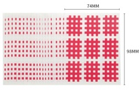 Bande de kinésiologie élastique en spirale pour la physiothérapie et les points d'acupuncture