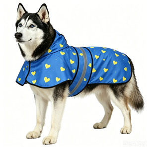 Impermeable para Perros con Capucha, Ropa Reflectante para Mascotas, para Perros Pequeños, Medianos y Grandes, para Exteriores - Product Image 2