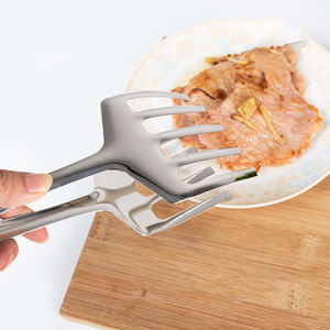 Pinzas de Acero Inoxidable Syh279 al por Mayor, Pinzas para Servir Comida, Pinzas Largas para Barbacoa, Pinzas para Servir Filetes y Panqueques - Product Image 2