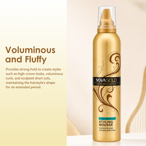 <span class=keywords><strong>Mousse</strong></span> <span class=keywords><strong>coiffante</strong></span> Gold Super Firm Hold - <span class=keywords><strong>Mousse</strong></span> capillaire professionnelle pour volume et tenue pour tous types de cheveux - Product Image 2