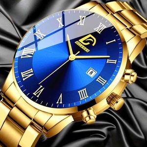 Ensemble de 4 montres à quartz pour homme, bracelet en acier inoxydable, idéal pour un cadeau - Product Image 3