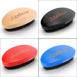 Abeis Custom Cepillo Cerdas De Jabali Cepillo Redondo Blow Dry Curvo Suave Mediano Duro Cerdas De Jabalí Pelo De Barba 360 Cepillos Ondulados - Product Image 5